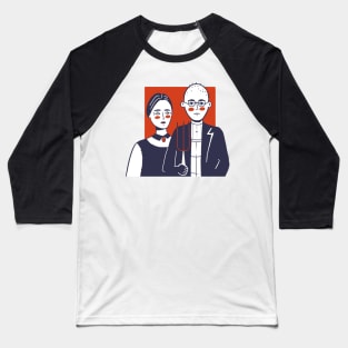 Pop American Gothic Baseball T-Shirt